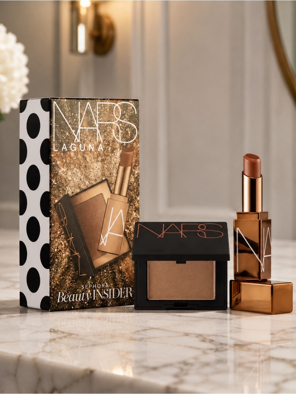 NARS Laguna Bronzer & Lipstick Duo 🤎, Beauty Insider Kit, BNIB